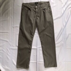 Banana Republic Sueded Straight Leg Smoked Pearl Pants Size 35W 32L